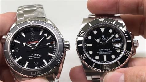 omega seamaster planet ocean chrono vs rolex submariner|rolex vs omega seamaster review.